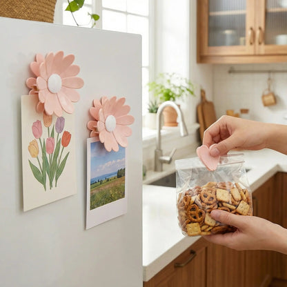 Mira Cherry Blossom Clip | Magnetic Sealing Design 0