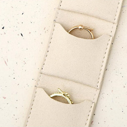 Mira Jewelry Travel Case | Compact Microfiber Organizer with Snap Closure 4