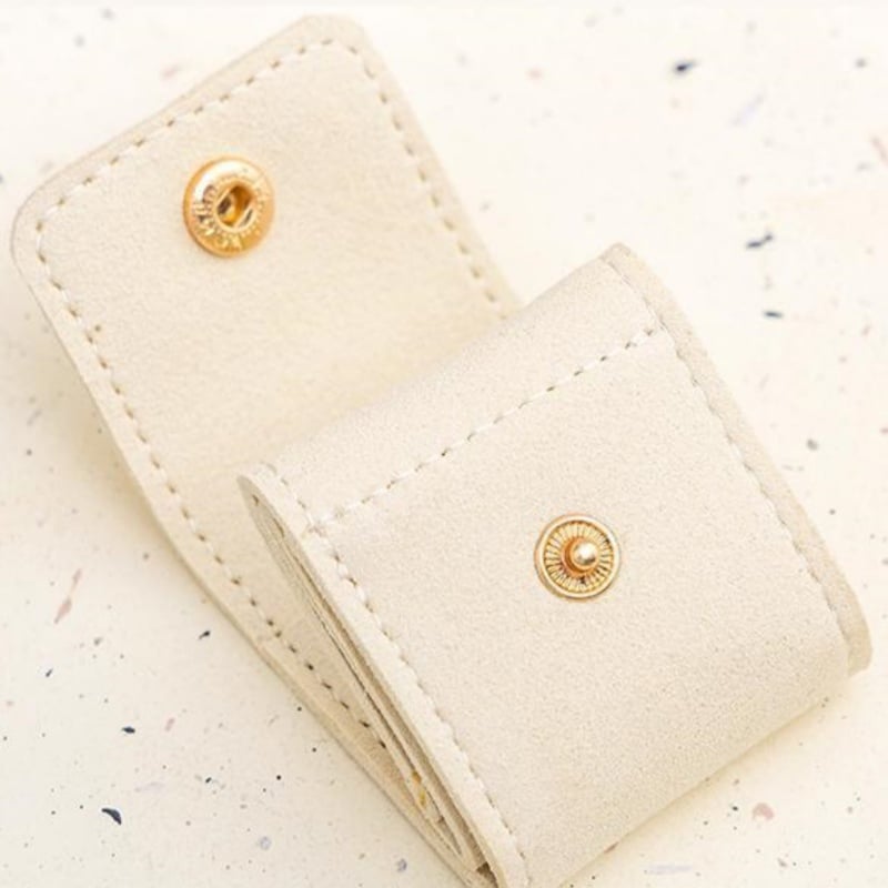 Mira Jewelry Travel Case | Compact Microfiber Organizer with Snap Closure 5