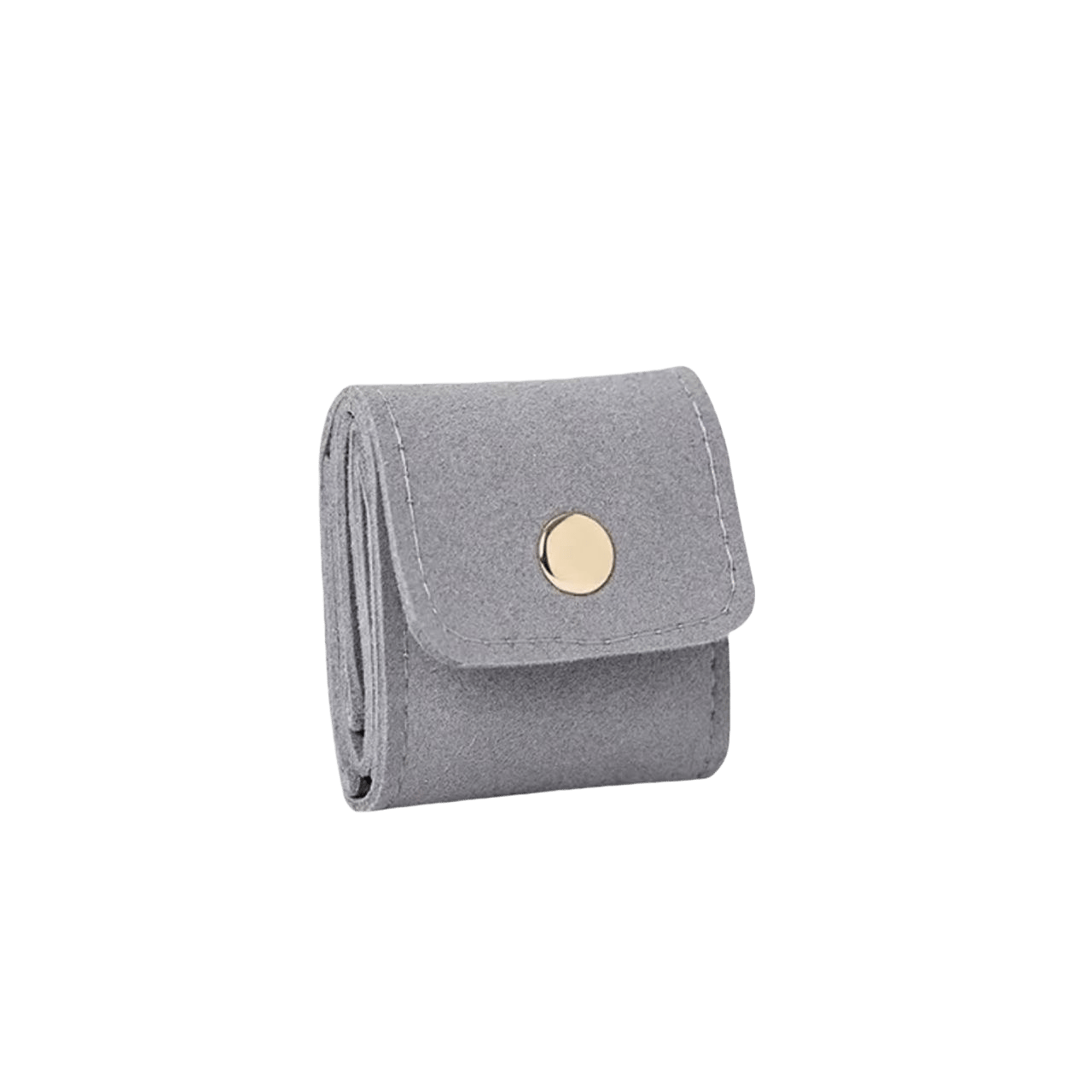Mira Jewelry Travel Case | Compact Microfiber Organizer with Snap Closure 8