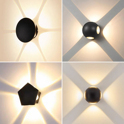 Mira LED Wall Sconce | Geometric, Weather-Resistant Outdoor Wall Light 4