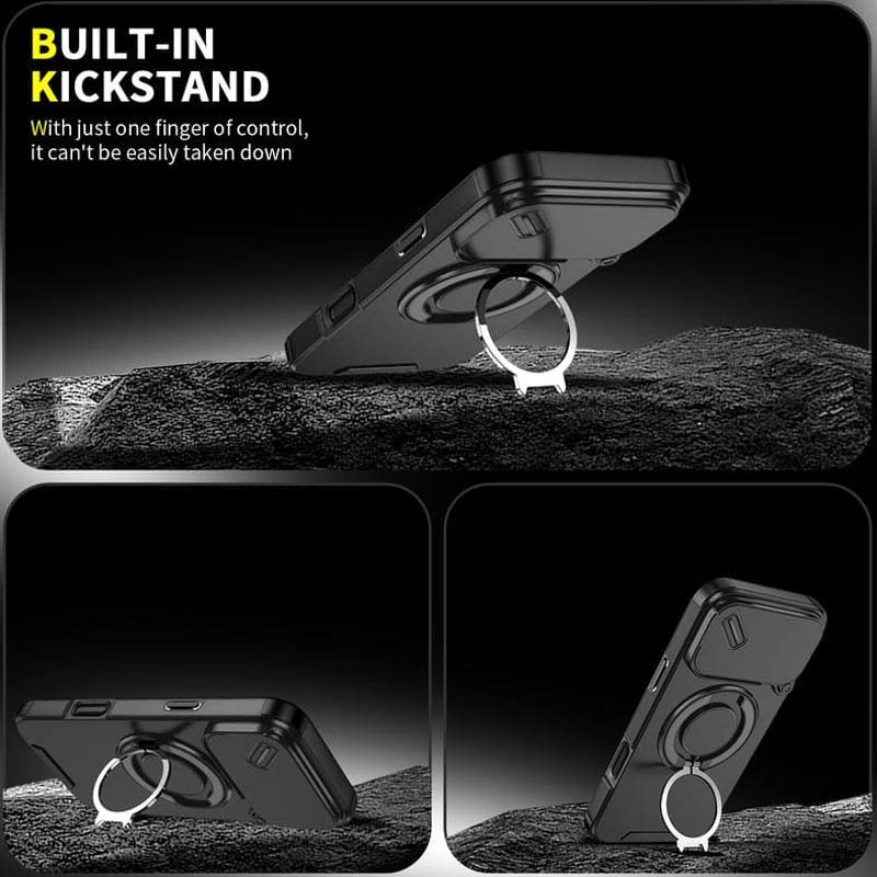 Mira Magnetic Phone Case | Military-Grade Protection, 360° Rotatable Stand 3