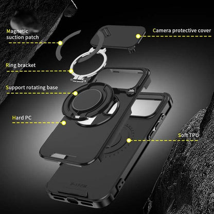 Mira Magnetic Phone Case | Military-Grade Protection, 360° Rotatable Stand 6