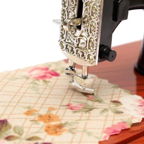 Mira Mini Sewing Machine Music Box | Retro Design, No Battery Required 4