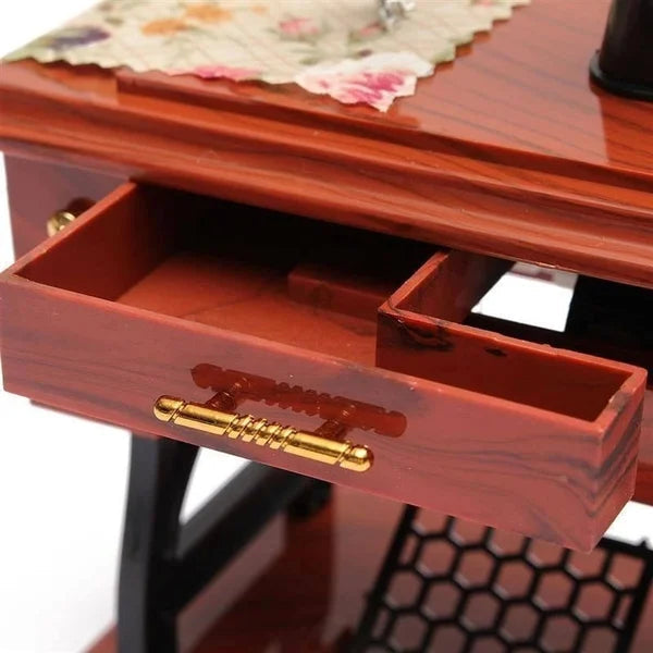 Mira Mini Sewing Machine Music Box | Retro Design, No Battery Required 6