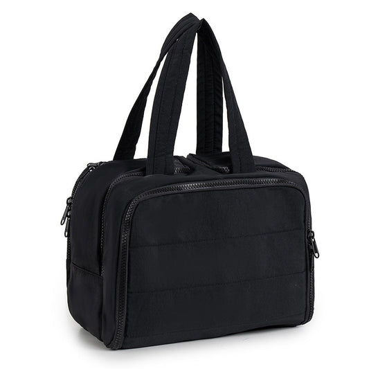 Mira Travel Makeup Bag | Large Capacity, Waterproof Nylon 0