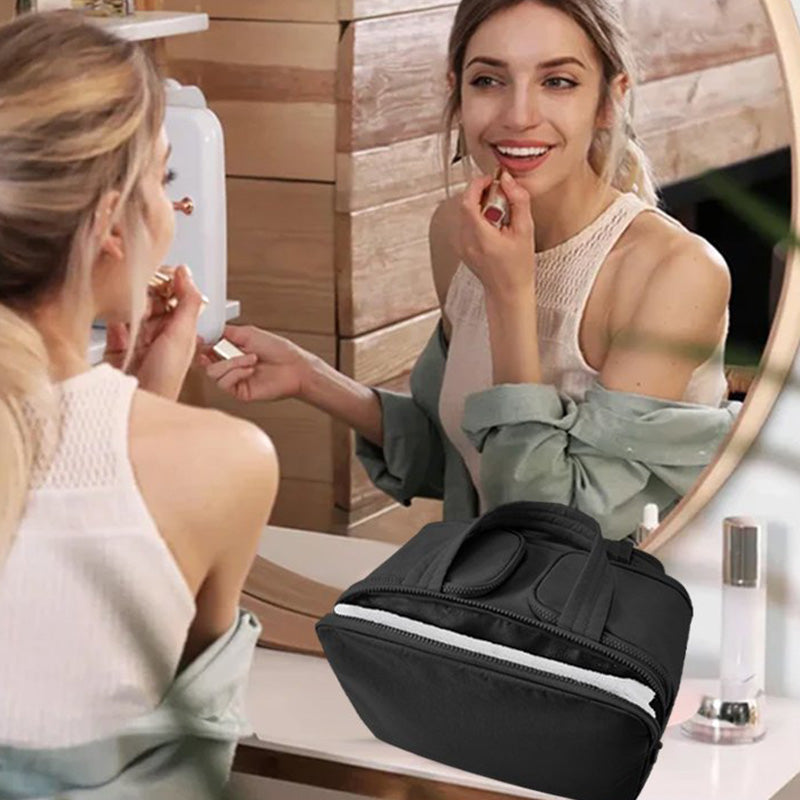 Mira Travel Makeup Bag | Large Capacity, Waterproof Nylon 3