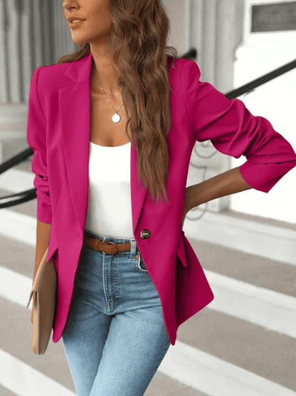 Mira Women's Blazer | Black, Minimalist, Form-Fitting Design 5