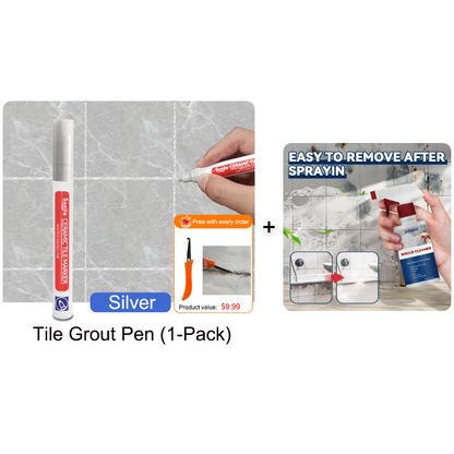 Mosaic Grout Pen | Waterproof, Mold-Resistant White Grout Marker 14