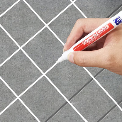 Mosaic Grout Pen | Waterproof, Mold-Resistant White Grout Marker 2