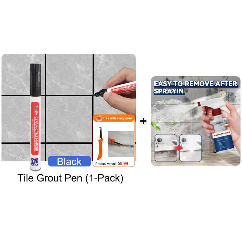 Mosaic Grout Pen | Waterproof, Mold-Resistant White Grout Marker 20