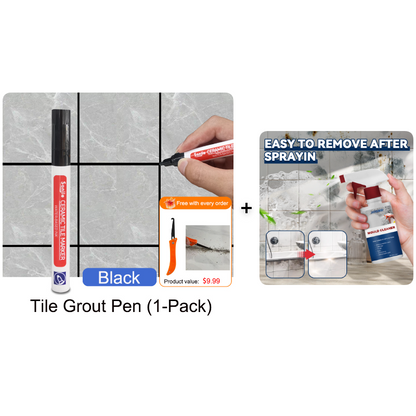 Mosaic Grout Pen | Waterproof, Mold-Resistant White Grout Marker 20