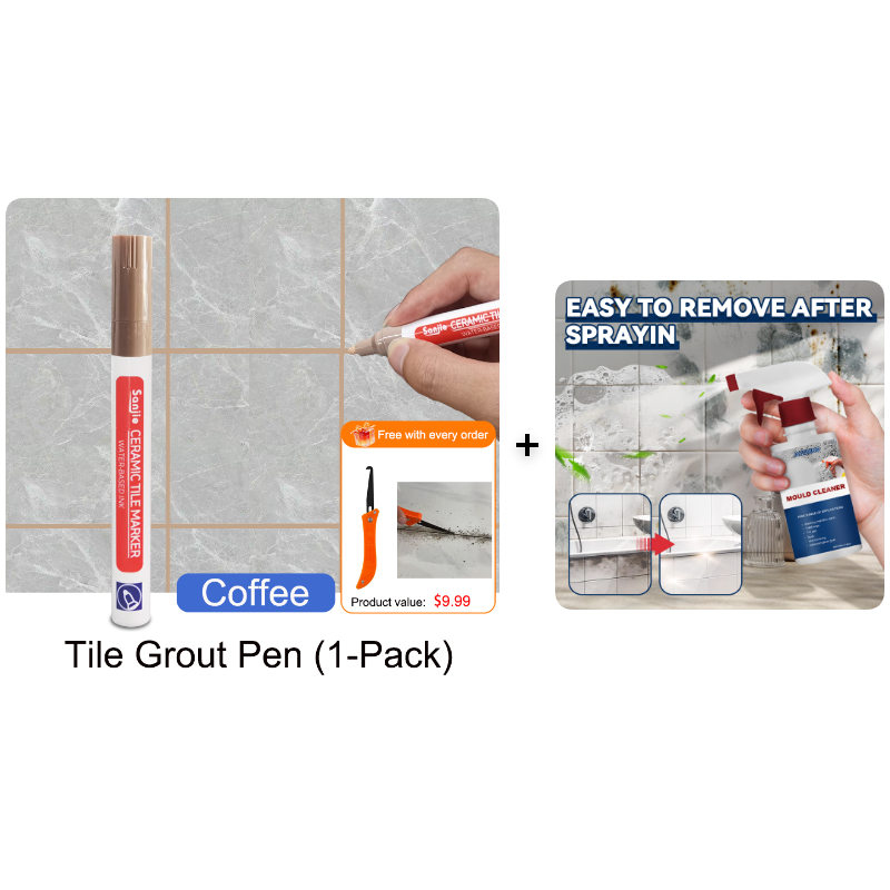 Mosaic Grout Pen | Waterproof, Mold-Resistant White Grout Marker 22