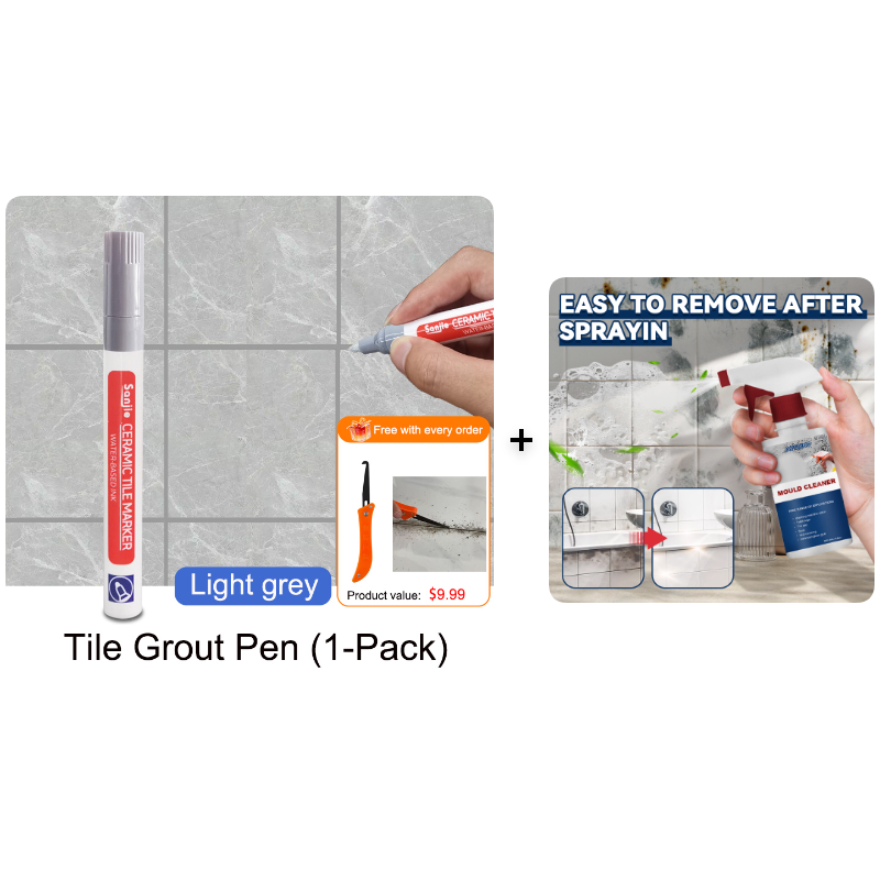 Mosaic Grout Pen | Waterproof, Mold-Resistant White Grout Marker 26