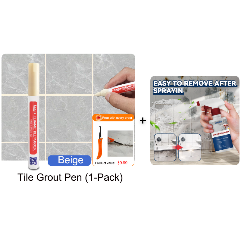 Mosaic Grout Pen | Waterproof, Mold-Resistant White Grout Marker 28