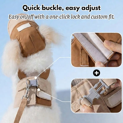 Navi No Pull Dog Harness Set | Breathable Mesh, Adjustable Fit 2
