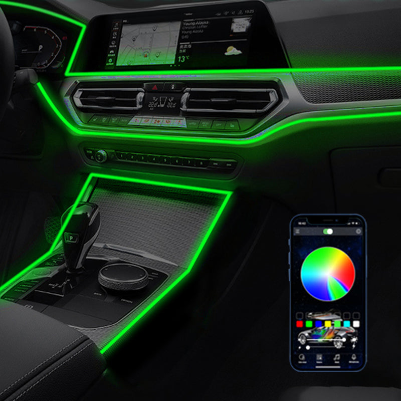 Nexa Car LED Light Strips | Music Sync, App Controlled, USB Powered 4