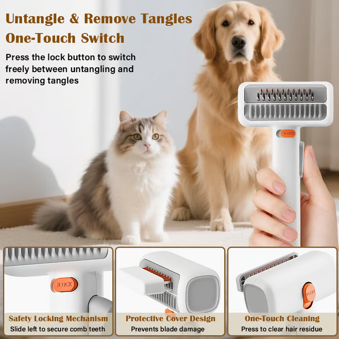 Pawfect Grooming Comb | 2-in-1 Dematting Tool for Dogs and Cats 5
