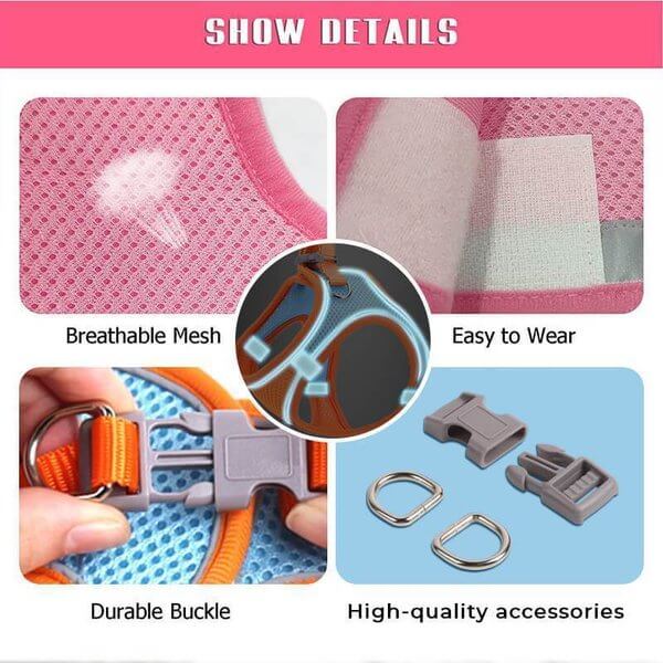 Pawfect Vest Leash | Lightweight, Breathable Design 6