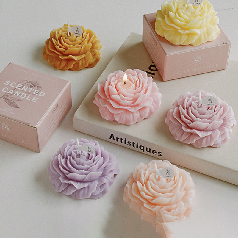 Pearly Peony Candle | Floral Scented Gift 1