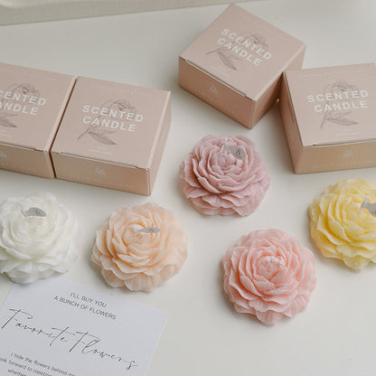Pearly Peony Candle | Floral Scented Gift 3