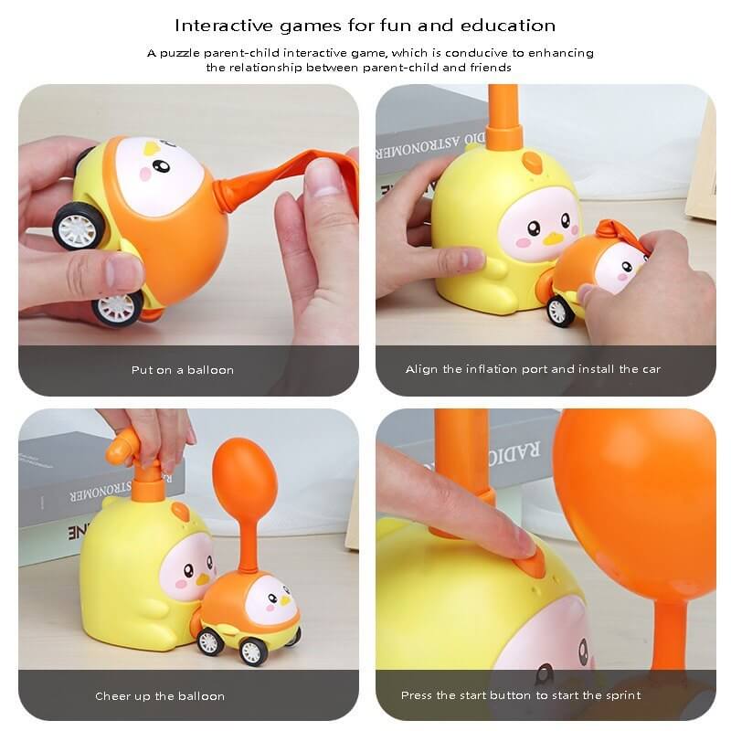 Pico Balloon-Powered Toy Car | Educational, Safe, Fun Design 6