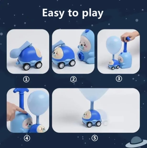 Pico Balloon-Powered Toy Car | Educational, Safe, Fun Design 7