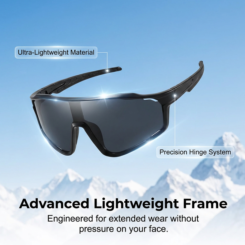 Pico Sports Glasses | Photochromic, Panoramic Vision, Anti-Slip Fit 2