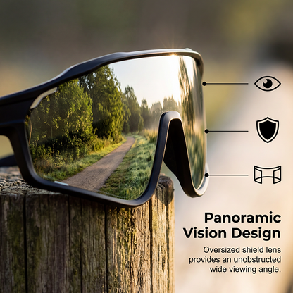 Pico Sports Glasses | Photochromic, Panoramic Vision, Anti-Slip Fit 3