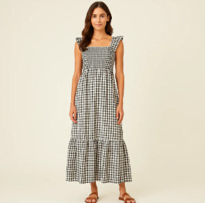 Pina Maxi Dress | Flattering Smocked Bodice, Lightweight Summer Dress 6
