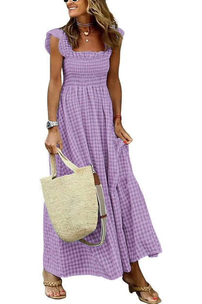 Pina Maxi Dress | Flattering Smocked Bodice, Lightweight Summer Dress 8
