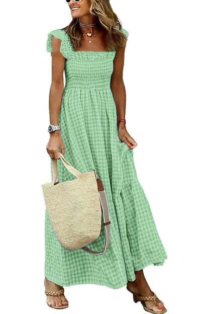 Pina Maxi Dress | Flattering Smocked Bodice, Lightweight Summer Dress 9