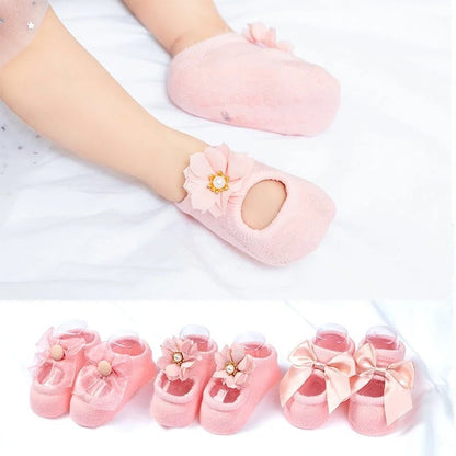 Pinky Baby Socks | Ultra-Soft Cotton Blend, Non-Slip 2