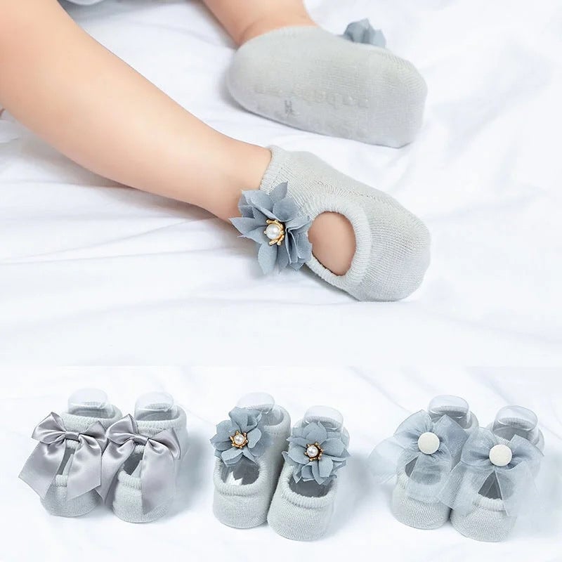 Pinky Baby Socks | Ultra-Soft Cotton Blend, Non-Slip 6