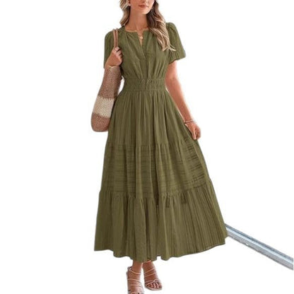Plea Floral Maxi Dress | Flattering V-Neck, Soft Pleated Fabric 3