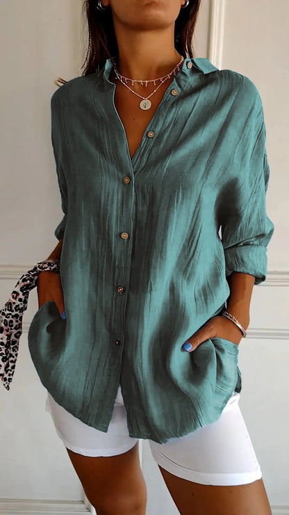 Plea Shirt | Classic Pleated, Plus Size 13