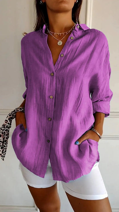Plea Shirt | Classic Pleated, Plus Size 2