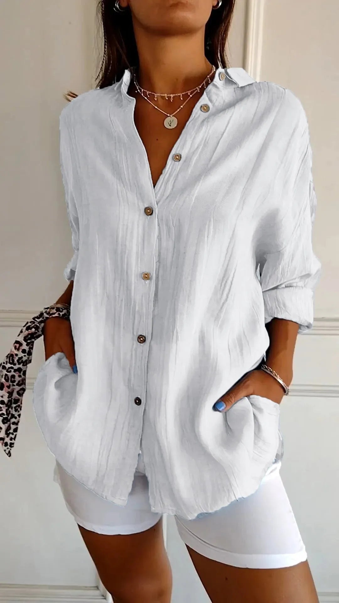 Plea Shirt | Classic Pleated, Plus Size 3
