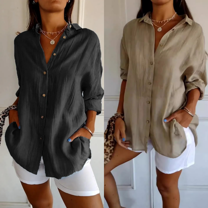 Plea Shirt | Classic Pleated, Plus Size 4