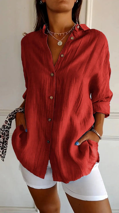 Plea Shirt | Classic Pleated, Plus Size 7
