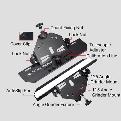 Primo Angle Grinder Stand | Metal, 45° Chamfer Cutting, Universal Compatibility 6
