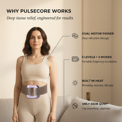 Pulsar Massage Device | 3-in-1 Vibration & Heat Therapy 1