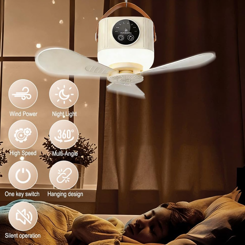 Pura Ceiling Fan | Remote Control, Adjustable LED Light 2