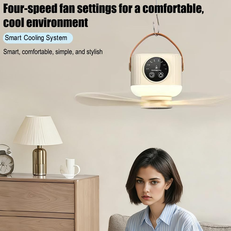 Pura Ceiling Fan | Remote Control, Adjustable LED Light 3