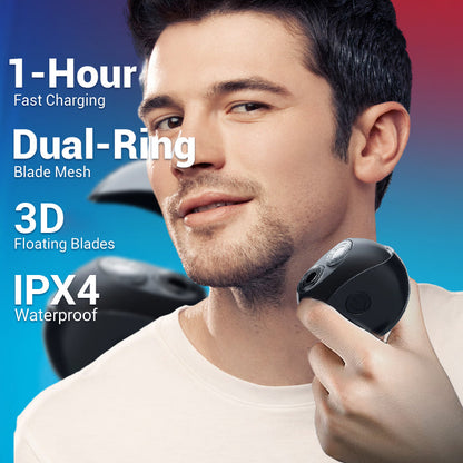 Pura Electric Shaver | Waterproof, Compact Design, Dual-Ring Foils 4
