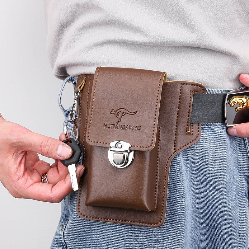 Pura Mobile Belt Bag | Waterproof, Durable PU Leather 4