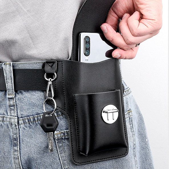 Pura Mobile Belt Bag | Waterproof, Durable PU Leather 6