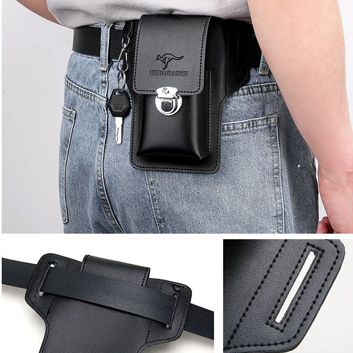 Pura Mobile Belt Bag | Waterproof, Durable PU Leather 8