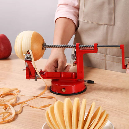 Ravi Hand Crank Peeler | 3-in-1 Peeling, Coring, Slicing Tool 1
