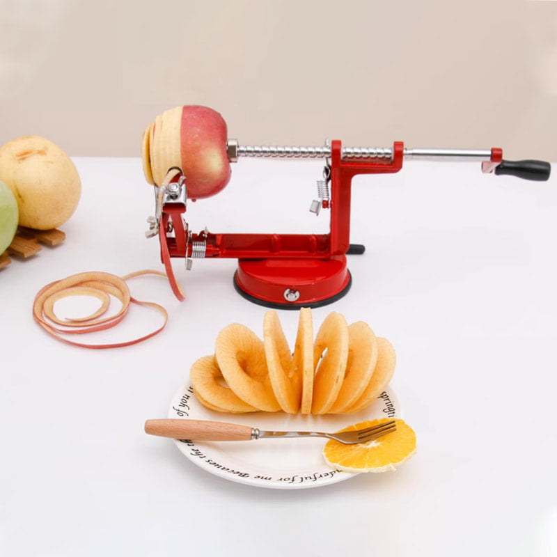 Ravi Hand Crank Peeler | 3-in-1 Peeling, Coring, Slicing Tool 2